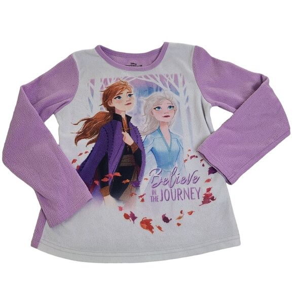 Girls Frozen Pajama set and Santa Snowflake Nightgown Bundle Size S 6 6X - Picture 8 of 12